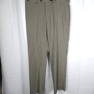 Ralph Lauren Gray Flat Front Dress Pants Trousers Men's 34x32